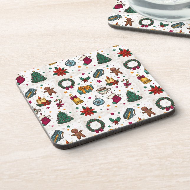 Christmas decoration coaster (Left Side)