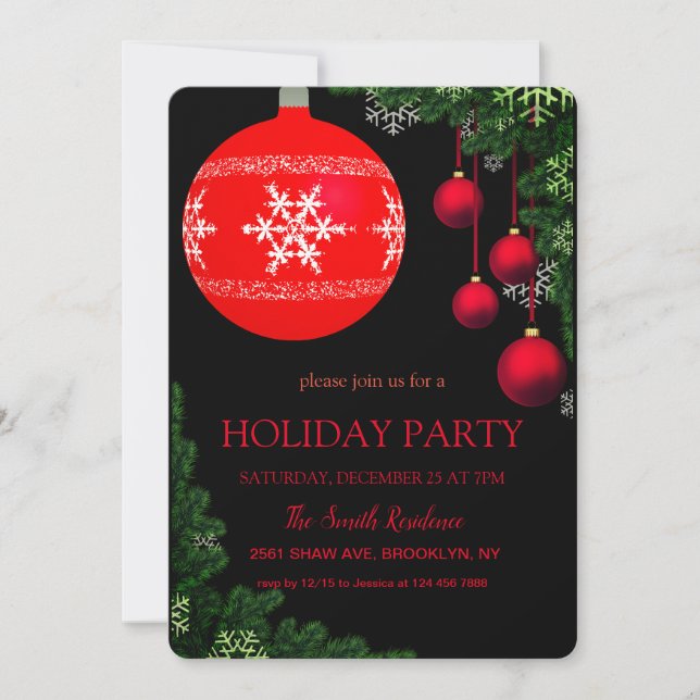 Christmas decoration Jingu Bells Invitation (Front)