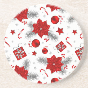 Christmas decoration pattern coaster