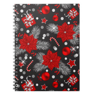 Christmas decoration pattern design notebook