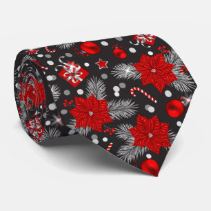 Christmas decoration pattern design tie