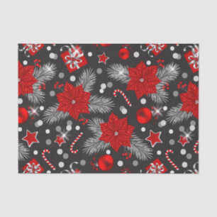 Christmas decoration pattern design tissue paper