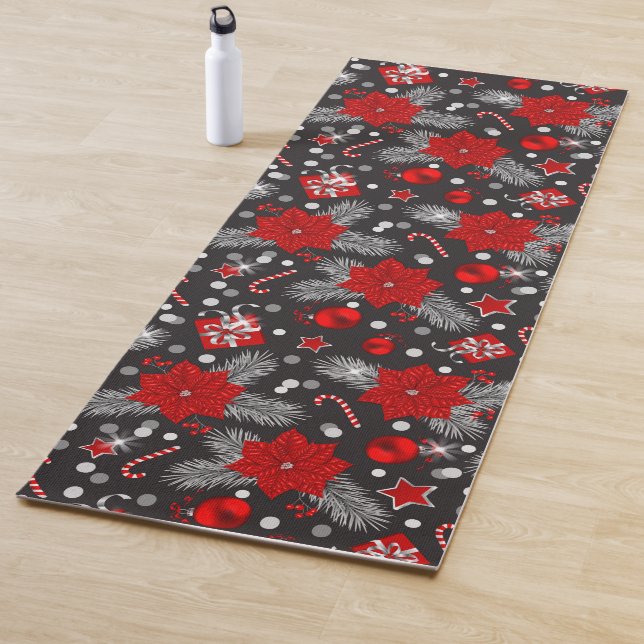 Christmas decoration pattern design yoga mat (In Situ)