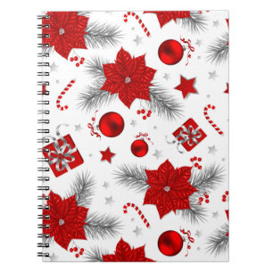 Christmas decoration pattern notebook