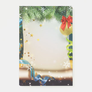 Christmas decoration post-it notes