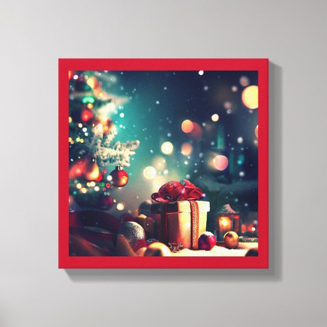 Christmas Decorations 6 Canvas Print (Front)
