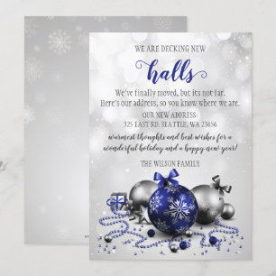 Christmas Decorations Decking The New Halls Moving Holiday Card