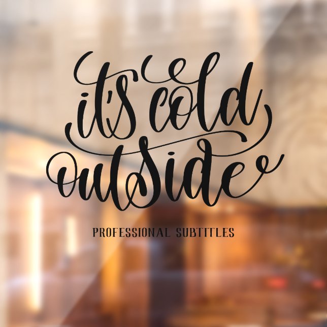 Christmas  decorations it's cold outside (Sheet 2)