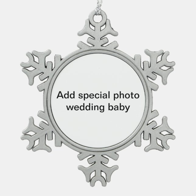 Christmas decorations Ornaments add photo (Front)