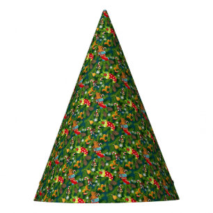 Christmas Decorations Pattern Party Hat