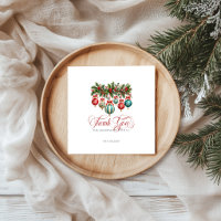 Christmas Decorations Red Retro Typography