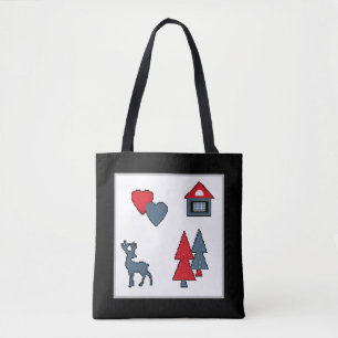 Christmas decorations tote bag