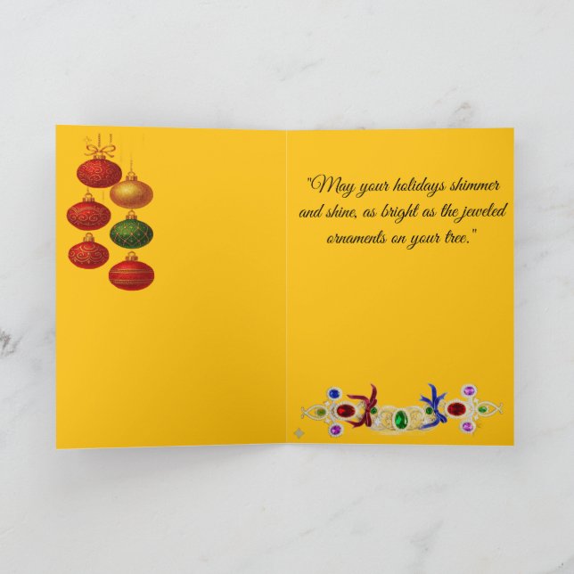 Christmas Decorative Card (Inside)