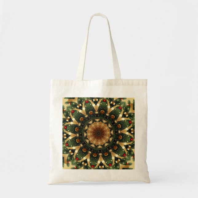 Christmas Decorative Holiday Tote Bag (Front)