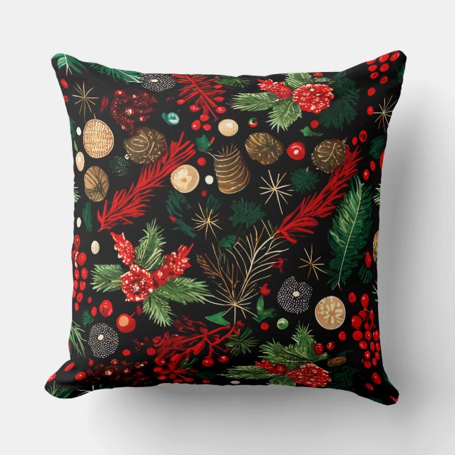 Christmas Decorative Throw Pillow 20" x 20"  (Front)