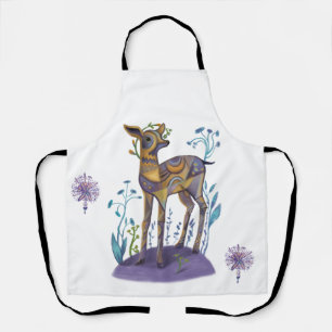 christmas deer apron