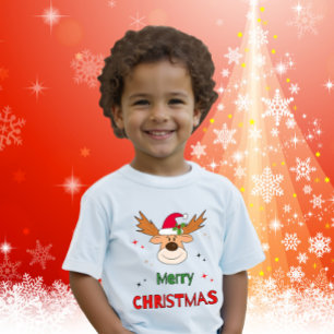 Christmas deer baby T-Shirt