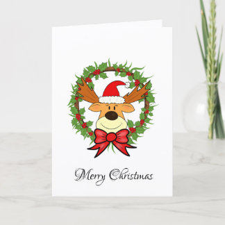 Christmas deer card