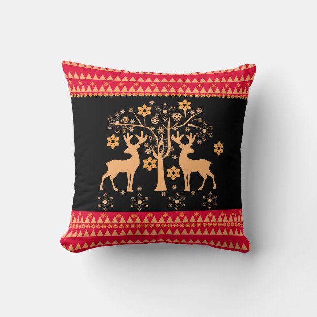 Christmas deer cushion (Front)