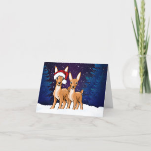 Christmas Deer  Holiday Card