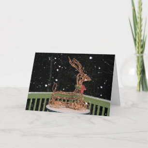 Christmas Deer Holiday Card