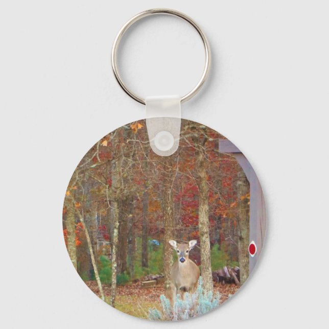 Christmas Deer Key Ring (Front)