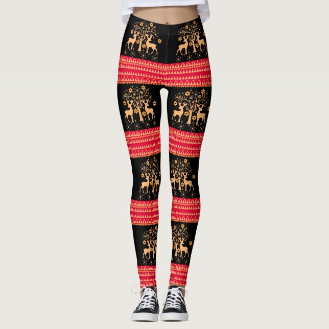 Christmas deer leggings (Front)