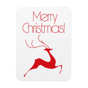 Christmas deer magnet