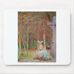 Christmas Deer Mouse Pad