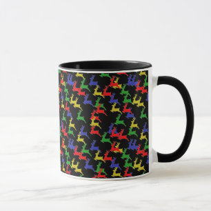 Christmas deer mug