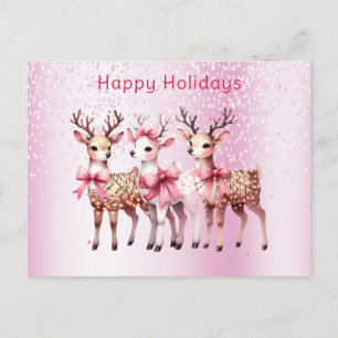 Christmas Deer Postcard