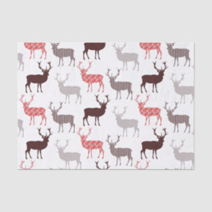 Christmas Deer / Reindeer Decorative Pattern Tissue Paper
