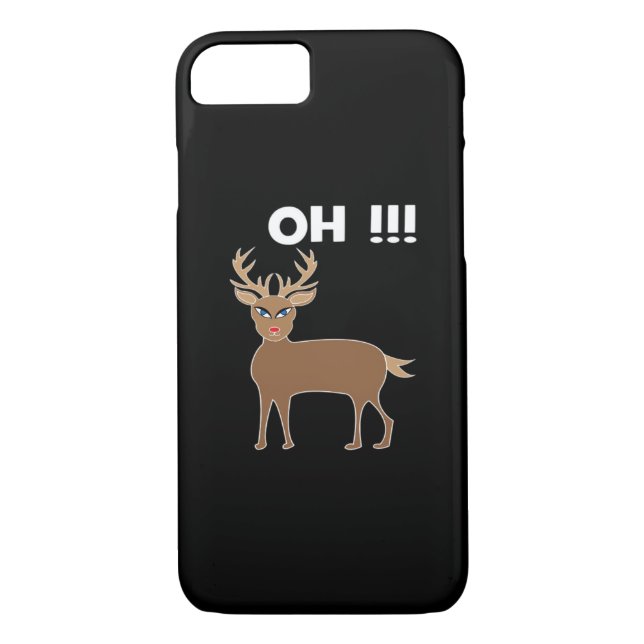 Christmas Deer Season Cute Festive Retro Style  Case-Mate iPhone Case (Back)