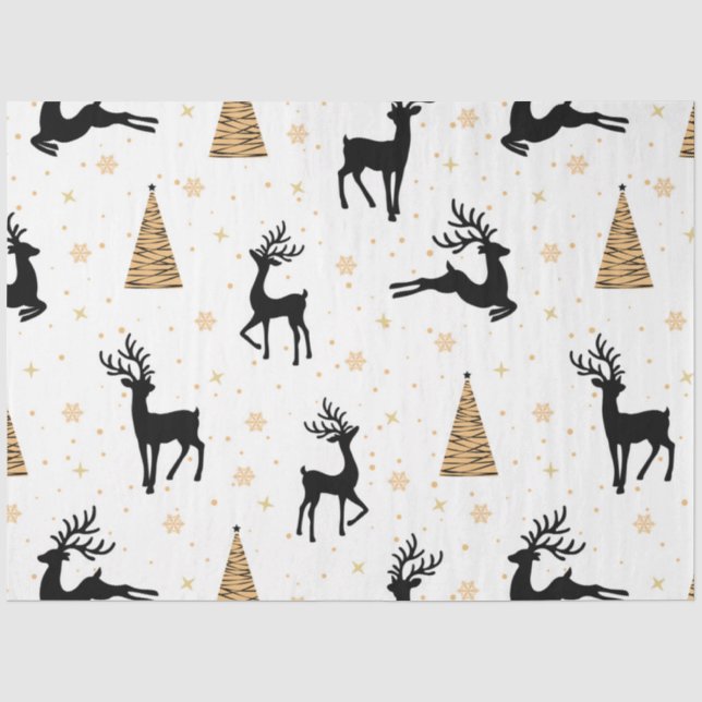 Christmas Deer Series Design 5 Tissue Paper (Front)