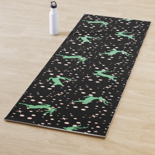 Christmas Deer Star Winter Pattern Yoga Mat