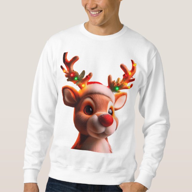 Christmas Deer Sweatshirt (Front)