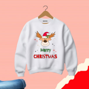 Christmas deer sweatshirt