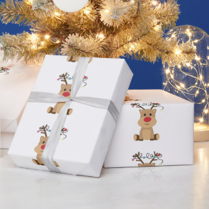 Christmas Deer Wrapping Paper
