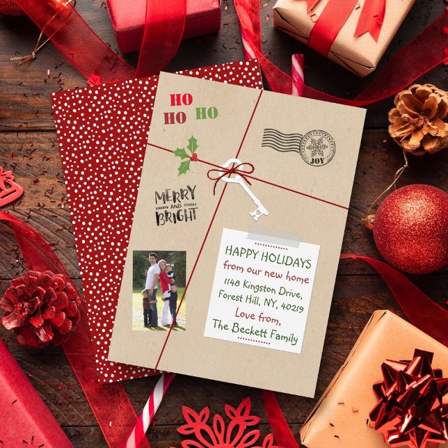 Christmas Delivery New Home Holiday Moving Cards (Creator Uploaded)