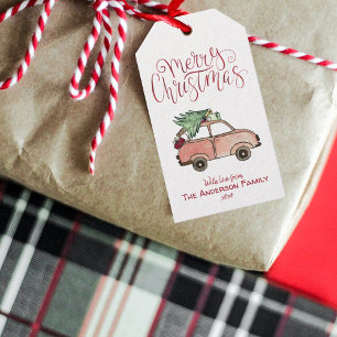 Christmas Delivery {RED} Gift Tags
