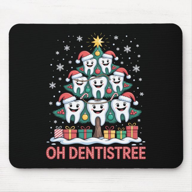 Christmas Dental Squad Oh Dentistree  Mouse Pad (Front)