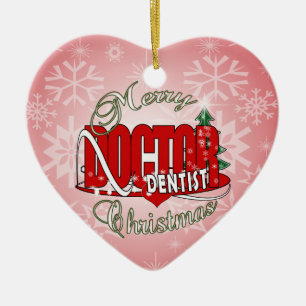 CHRISTMAS DENTIST CERAMIC TREE DECORATION
