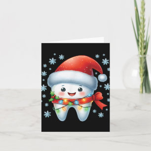 Christmas Dentist Dental Istant Santa Hat Xmas T S Card