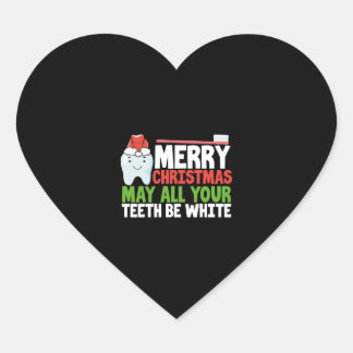 Christmas Dentist Shirts Christmas Dental Shirt Heart Sticker