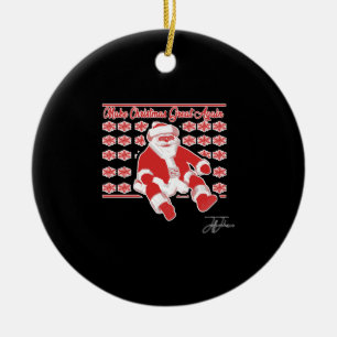 Christmas Design by Jeff Johnson Ceramic Tree Decoration