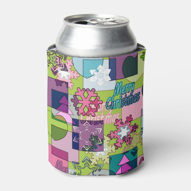 Christmas design can cooler (Can Front)