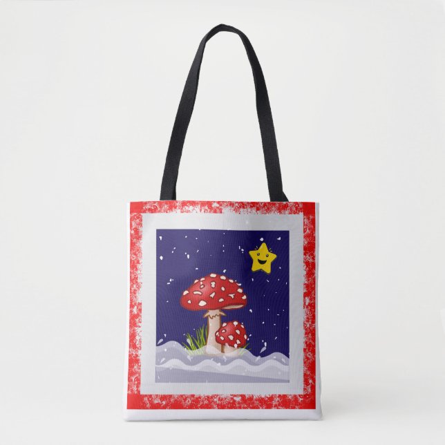 Christmas design different style  tote bag (Front)