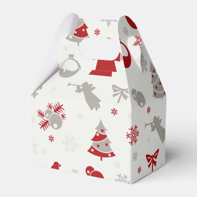 Christmas design  favour box (Front Side)