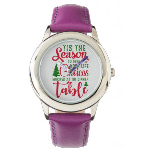 Christmas design season of choices watch