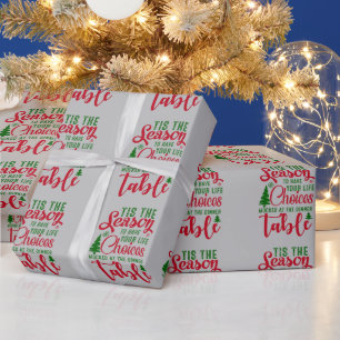 Christmas design season of choices wrapping paper